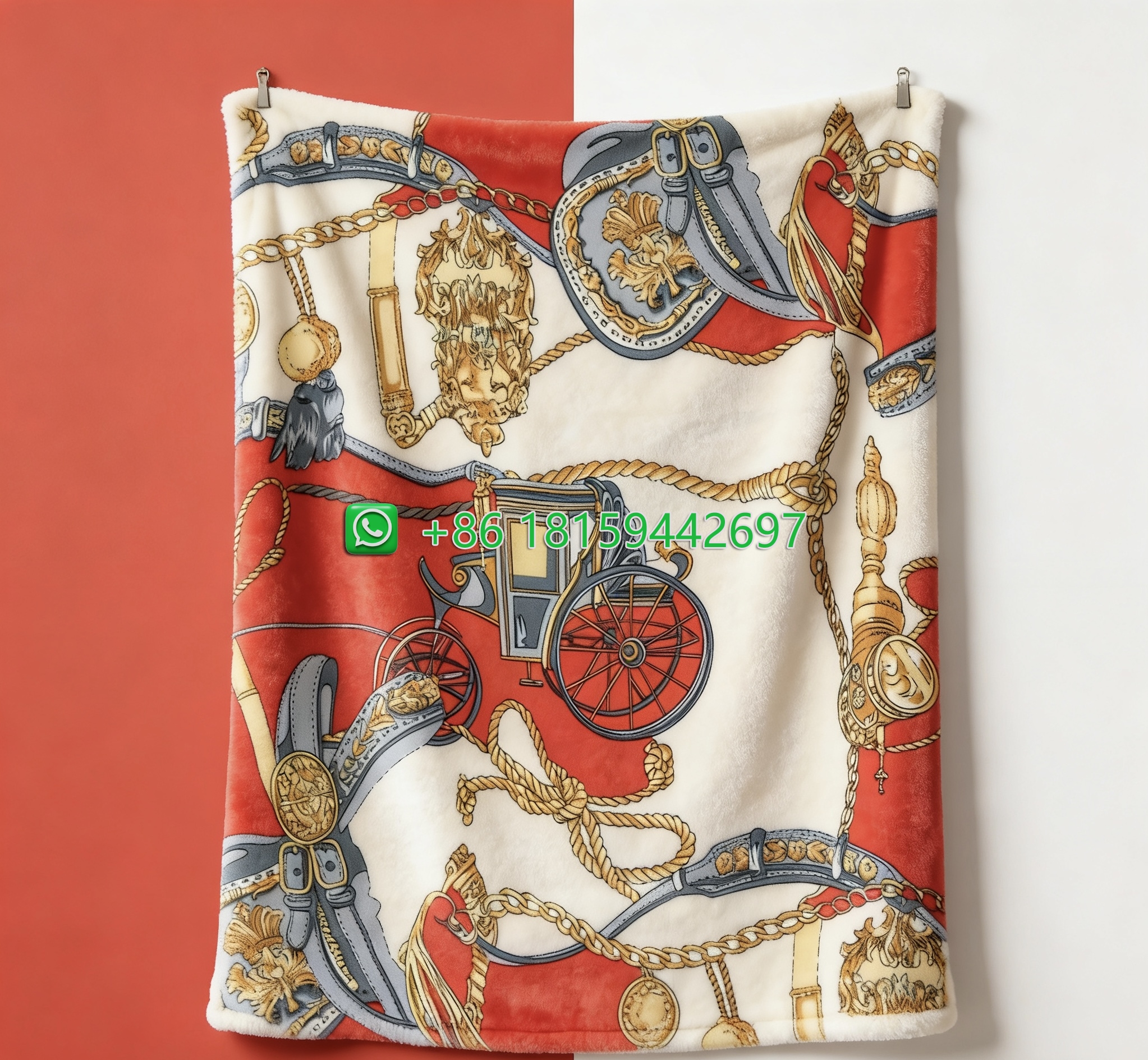 Hermes Throw Blankets